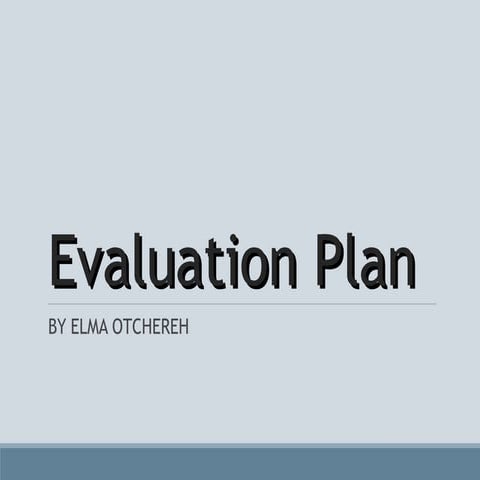 Music mag evaluation plan