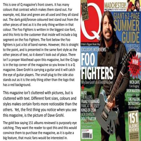 Music mag front covers