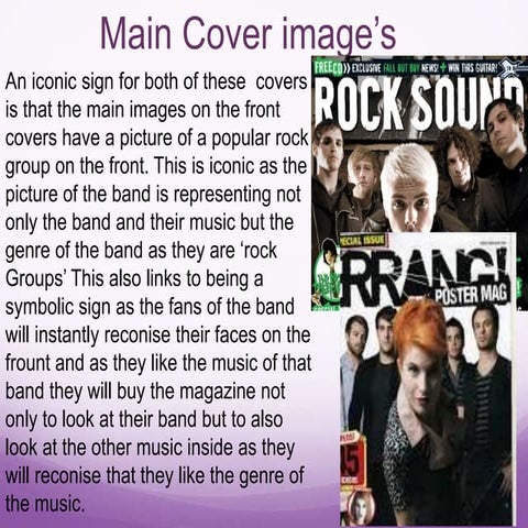 Music magazine's signs and signifiers | PPT | Free Download
