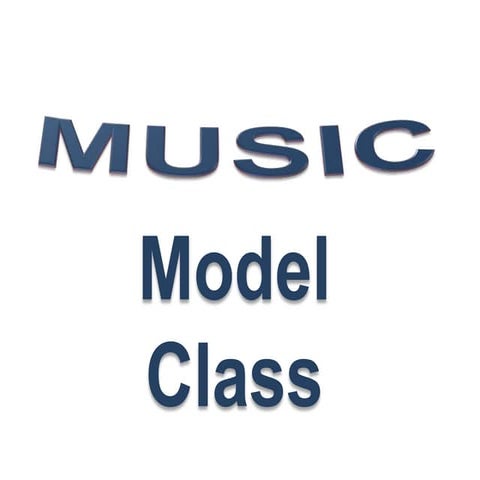 Music model class