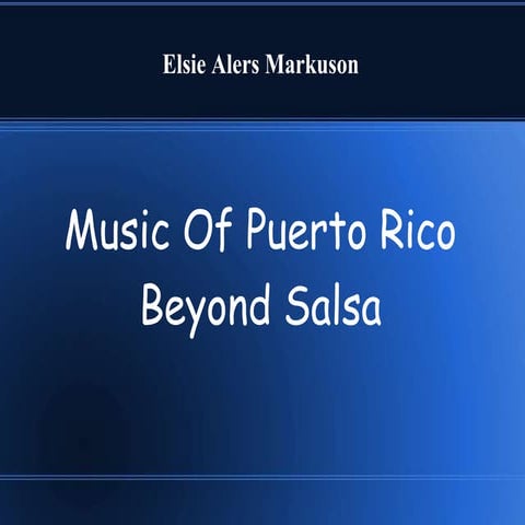 Music of Puerto Rico