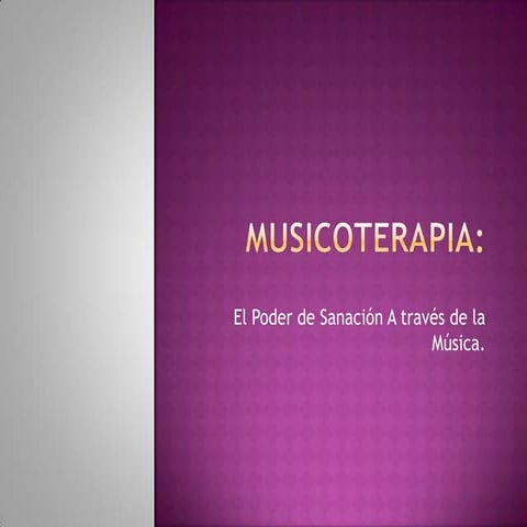 Musicoterapia