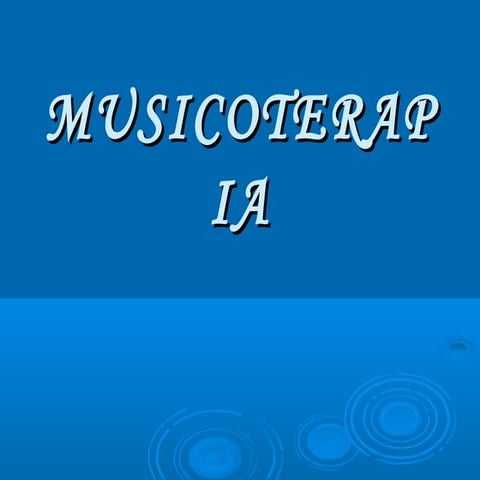Musicoterapia