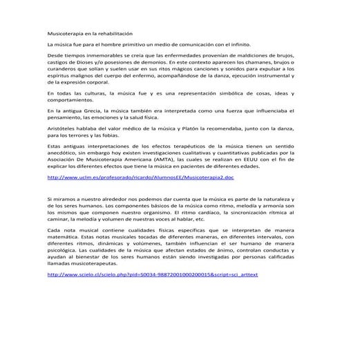 Musicoterapiaenlarehabilitacion