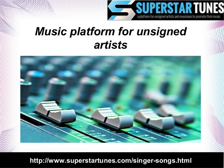 Music platform for unsigned artists