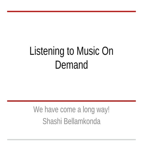 Remember the Walkman? Music Player Evolution.