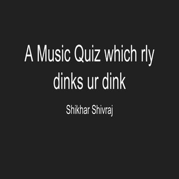Music Quiz