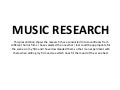 Research paper on music