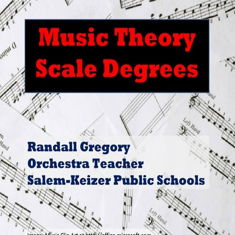 Music scale degrees gregory