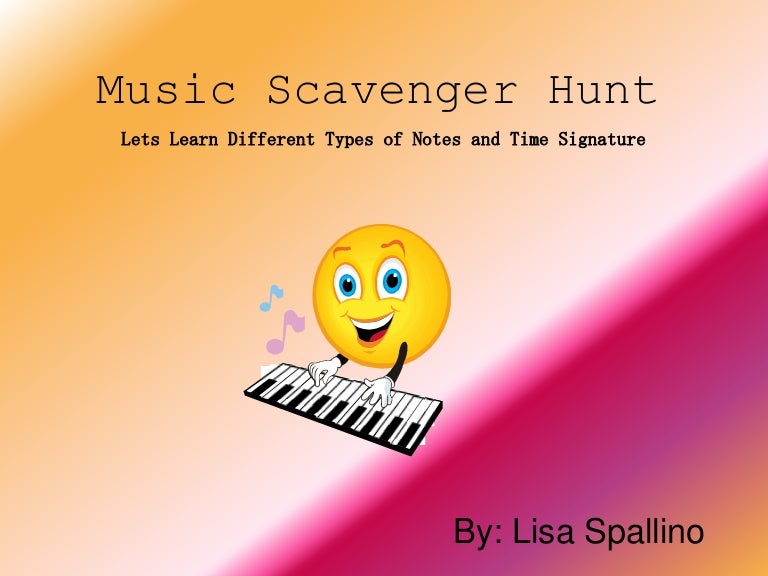 Music Scavenger Hunt