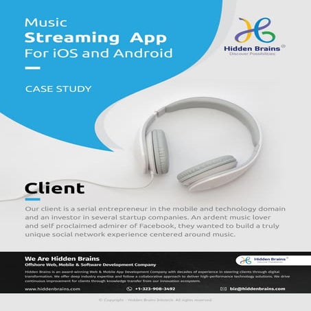 Music streaming app case study
