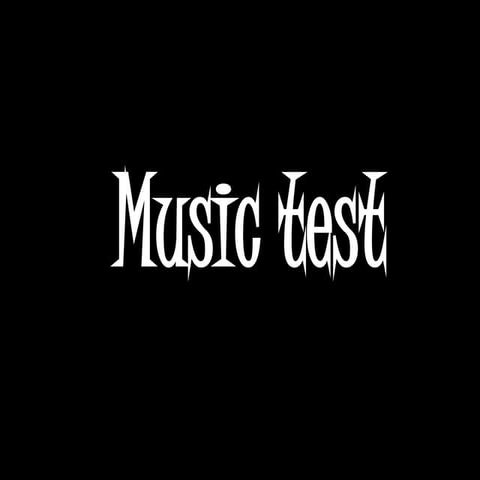 Music test | PPTX
