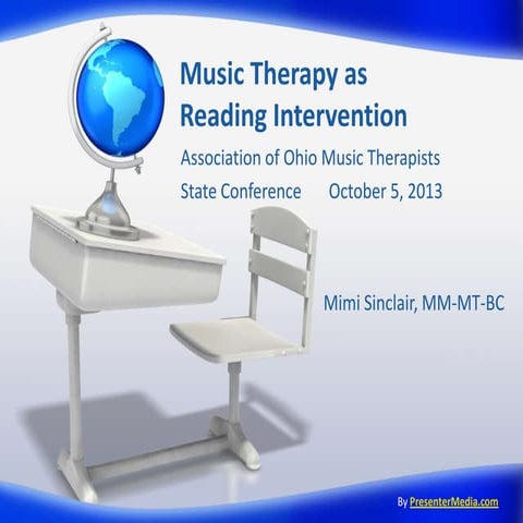 Music Therapy for Reading Intervention