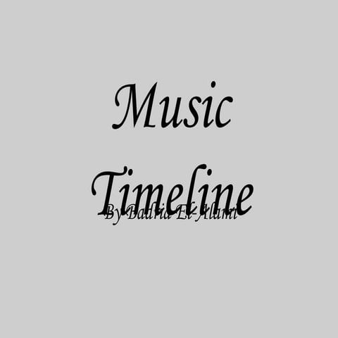 Music timeline