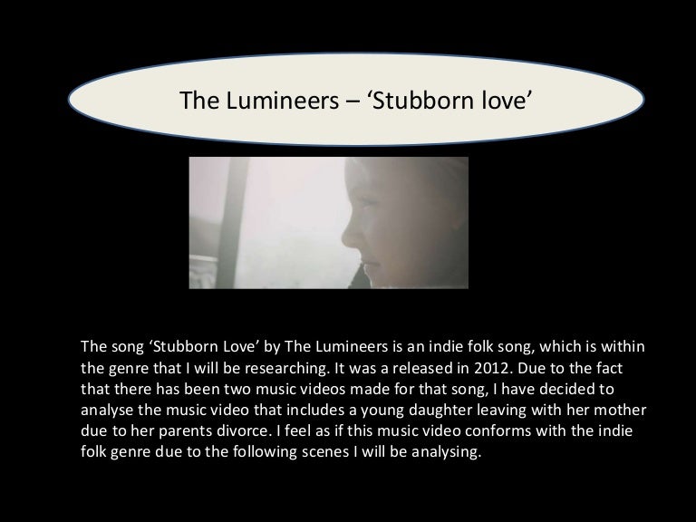 the lumineers stubborn love