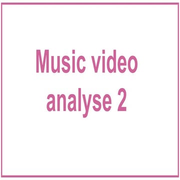 MUSIC VIDEO ANALYSIS- THE SOUND- THE 1975
