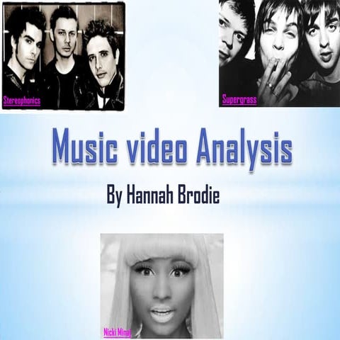Music video analysis