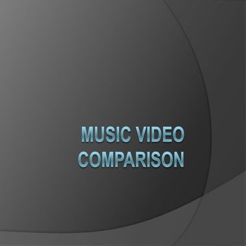 Music video comparison