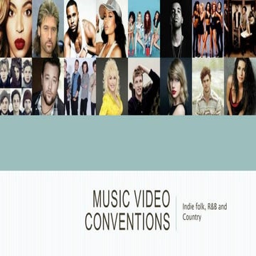 Music Video Conventions