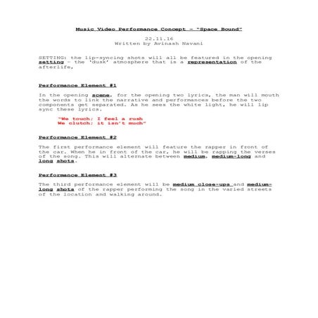 Performance Elements 