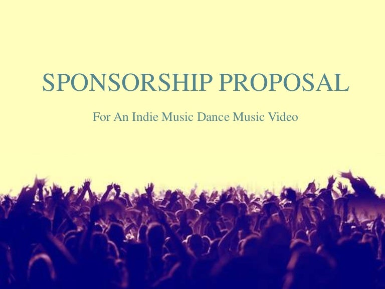 music video sponsorship proposal music sponsorship proposal