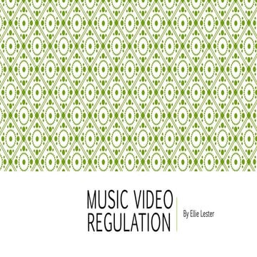 Music Video Regulation