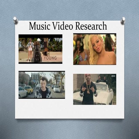 Music Video Research - Initial Research