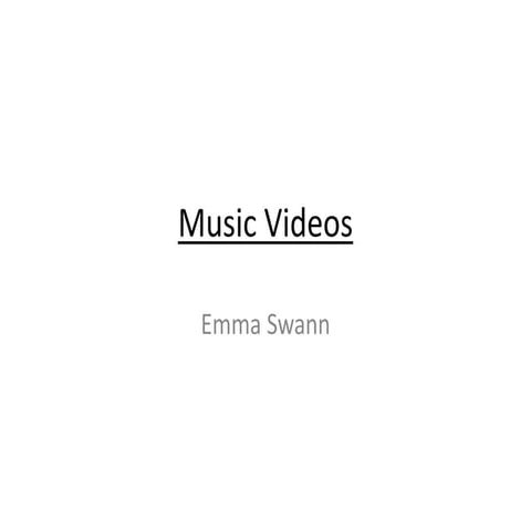 Music videos