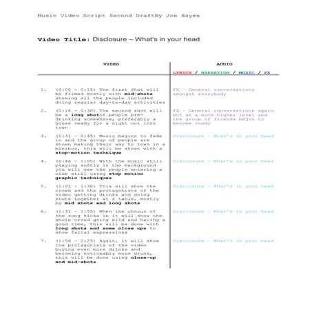 Music video script_ | DOCX