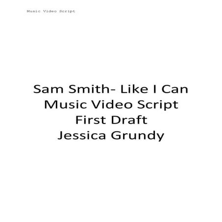 Music video script_template_
