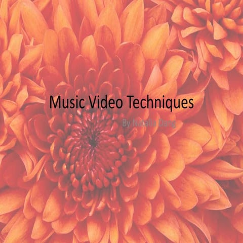 Music video Techniques