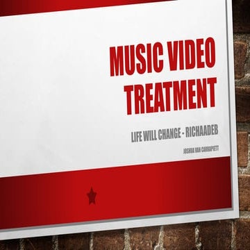 Music video treatment