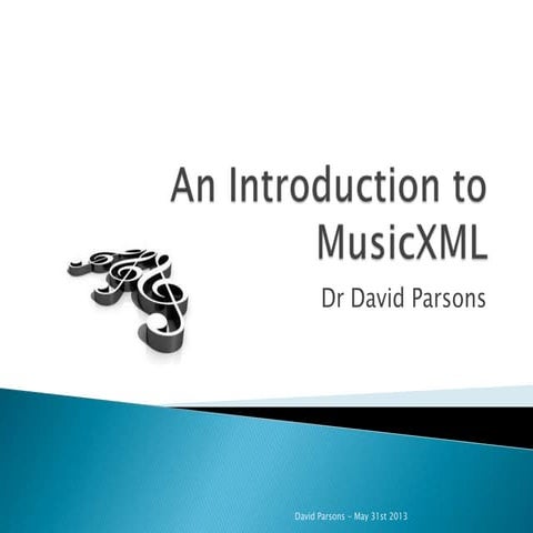An Introduction to MusicXML