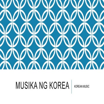 Musika ng korea