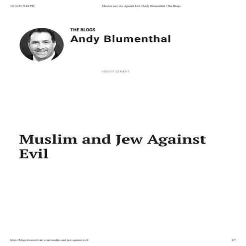 Muslim and Jew Against Evil.pdf