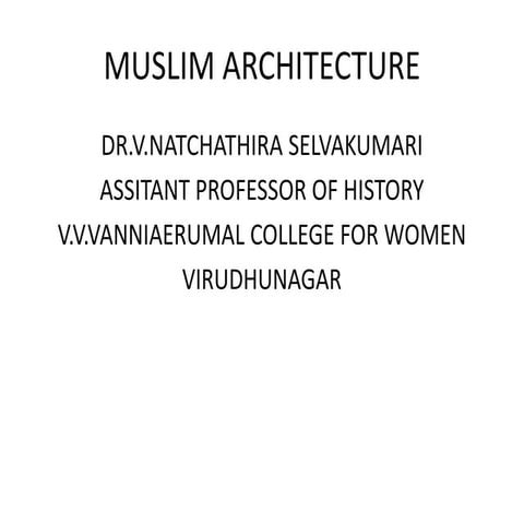 Muslim architecture in India
