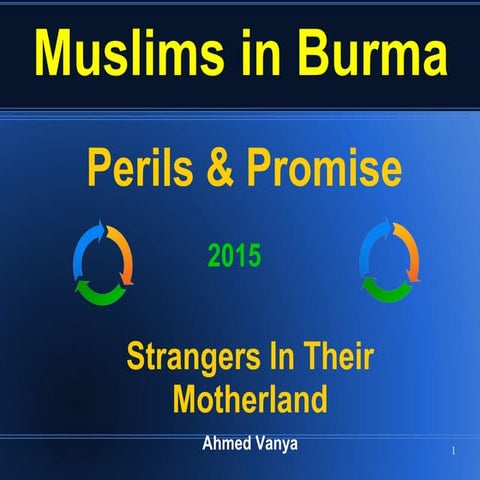 Muslims in Burma(2015) - Perils & Promise: Strangers in Their Motherland