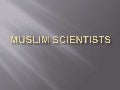 Muslim scientist wear Turban