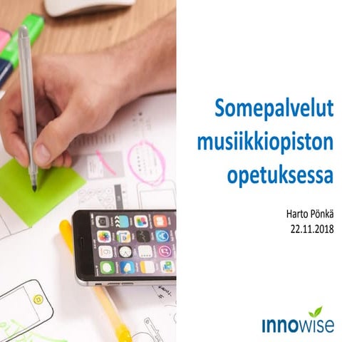 Somepalvelut musiikkiopiston opetuksessa