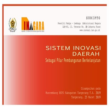 Sistem Inovasi Daerah