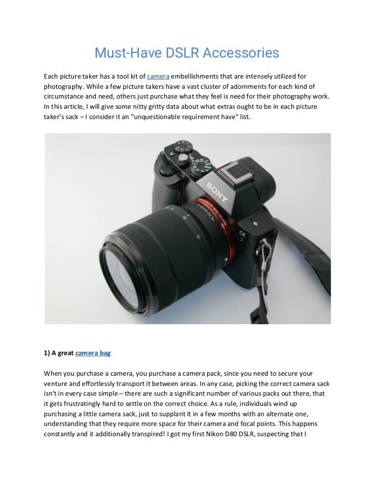must have camera lenses