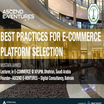 Best Practices in E-Commerce App Selection