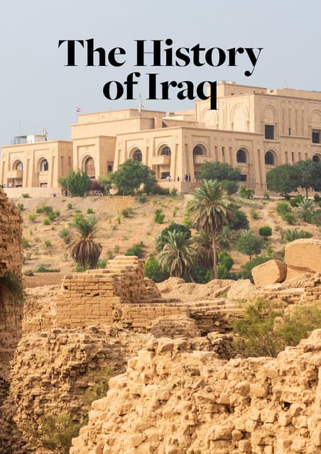 Mustafa Al Kadhimi - The History of Iraq