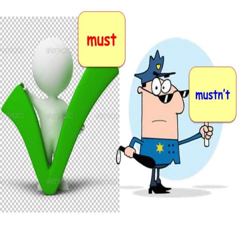 Must and mustn't