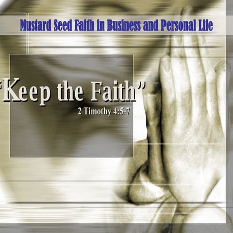 Mustard Seed Faith