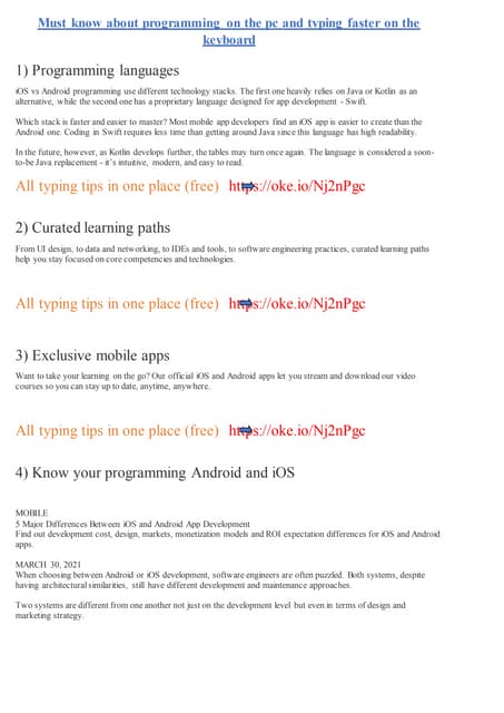 Android presentation | PPT