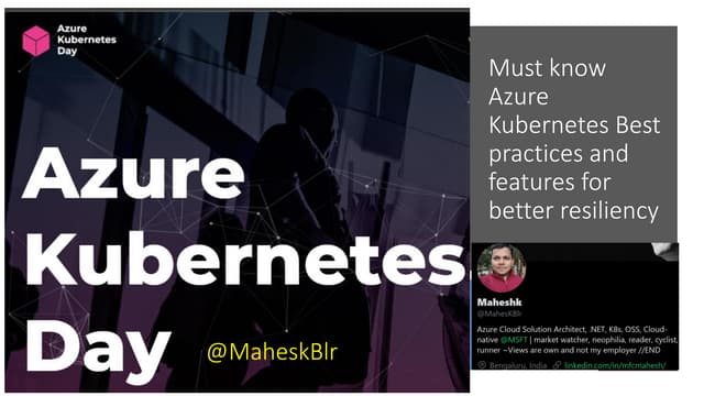 Must Know Azure Kubernetes Best Practices And Features For Better Resiliency ...