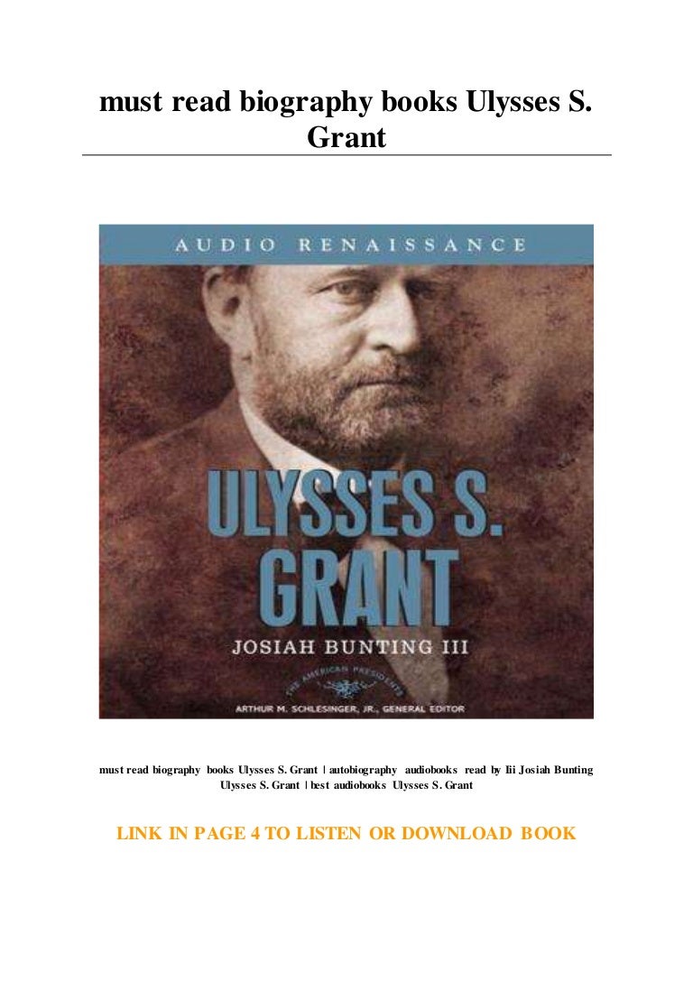 Grant autobiography pdf Grant autobiography pdf