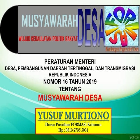 Musyawarah Desa