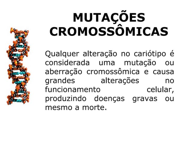 Mutações cromossômicas
